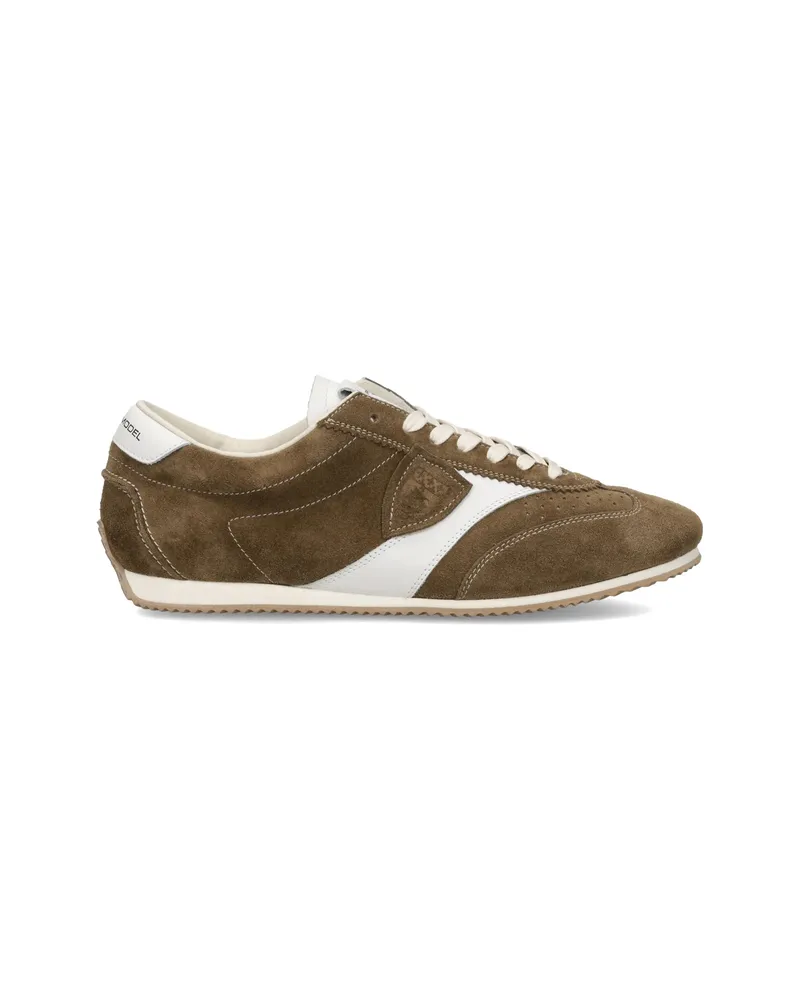 Philippe Model Planche Lateral-logo Suede Sneakers Green