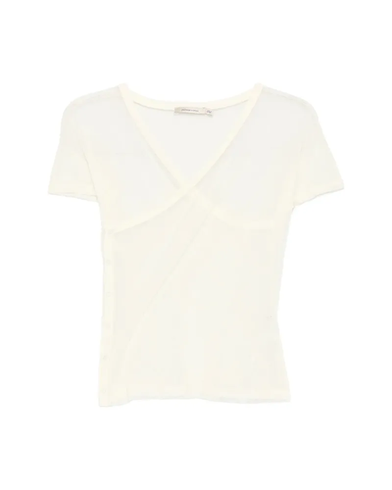 Paloma Wool Olimpia Mesh T-shirt Yellow