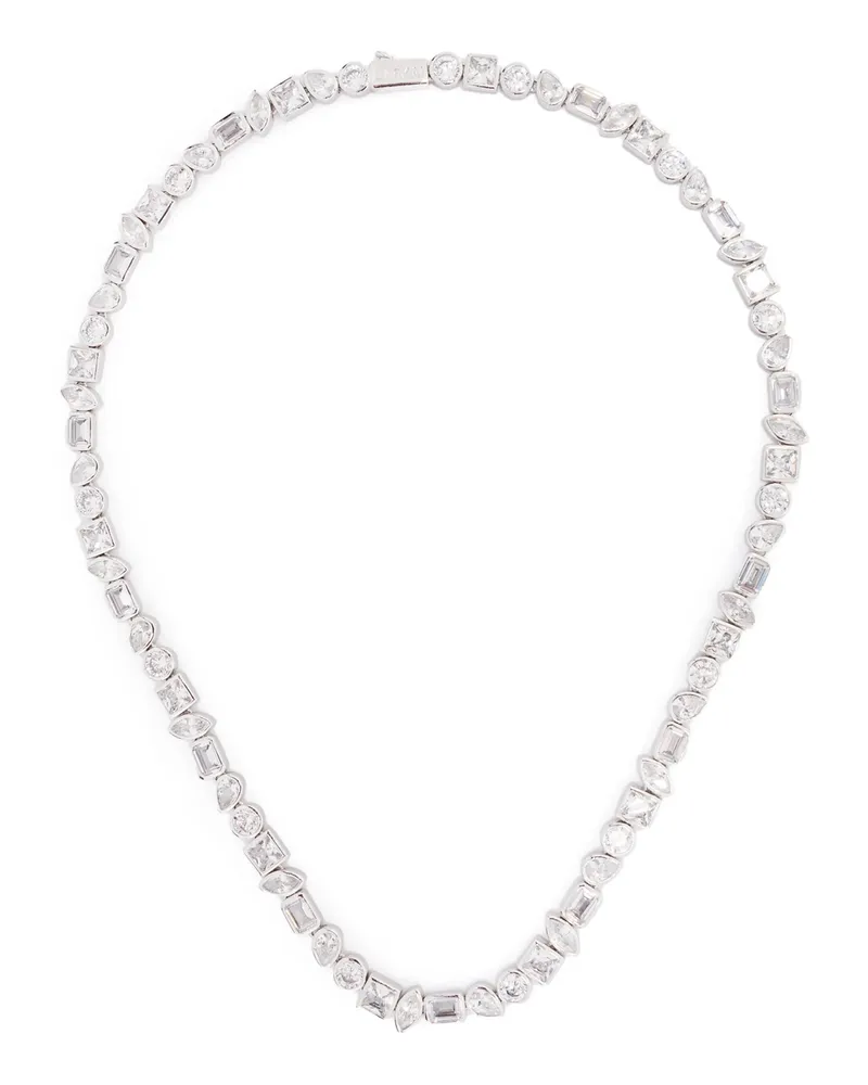 DARKAI Mixed Bezels Necklace Silver