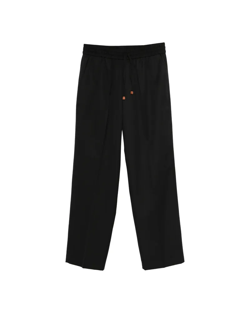 Drôle de Monsieur Wide-leg Drawstring Trousers Black