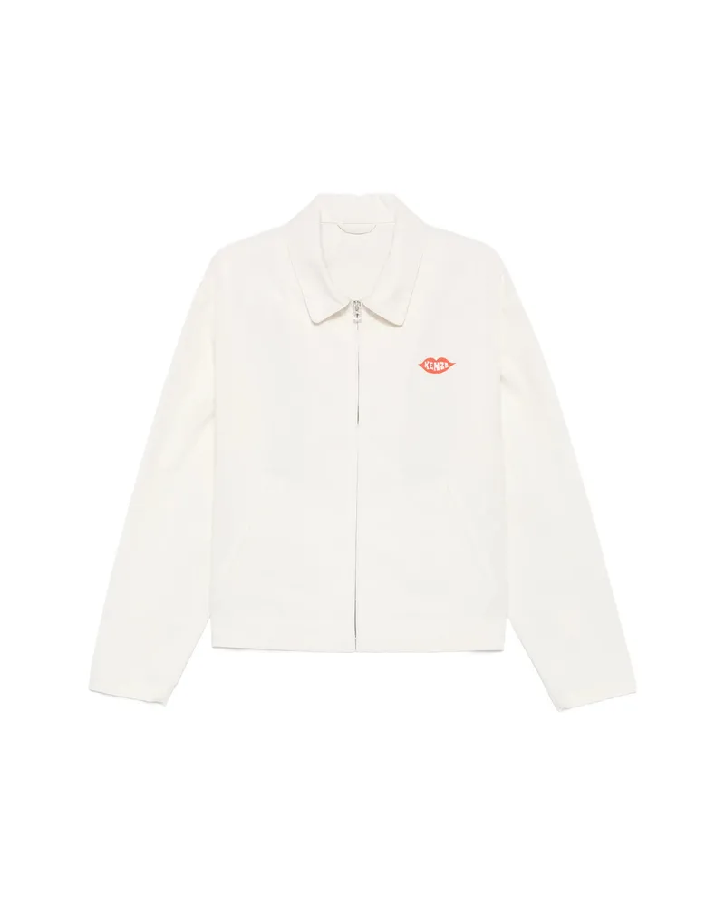 Kenzo Kenzo Loves Graphic-print Zip-up Jacket White