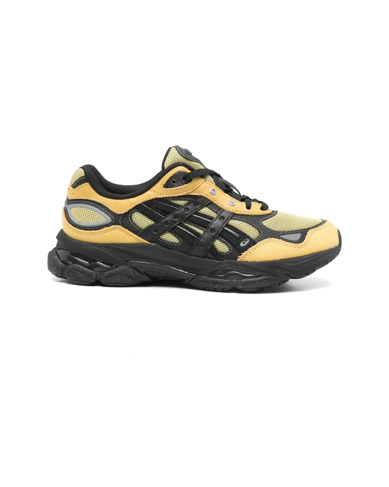 Asics Panelled Sneakers Yellow