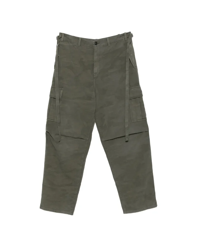 Fendi Camouflage-pattern Cargo Pants Green