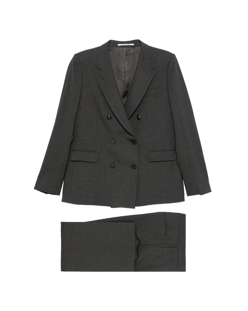 Tagliatore Double-breasted Peak-lapels Suit Grey