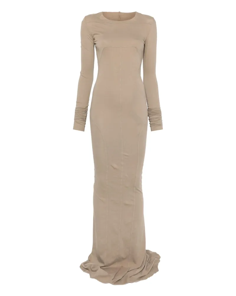 DRKSHDW by Rick Owens Long Sleeve Dress Neutrals