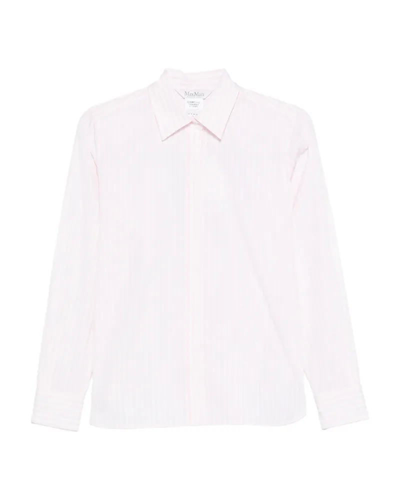 Max Mara Stripe-pattern Shirt White