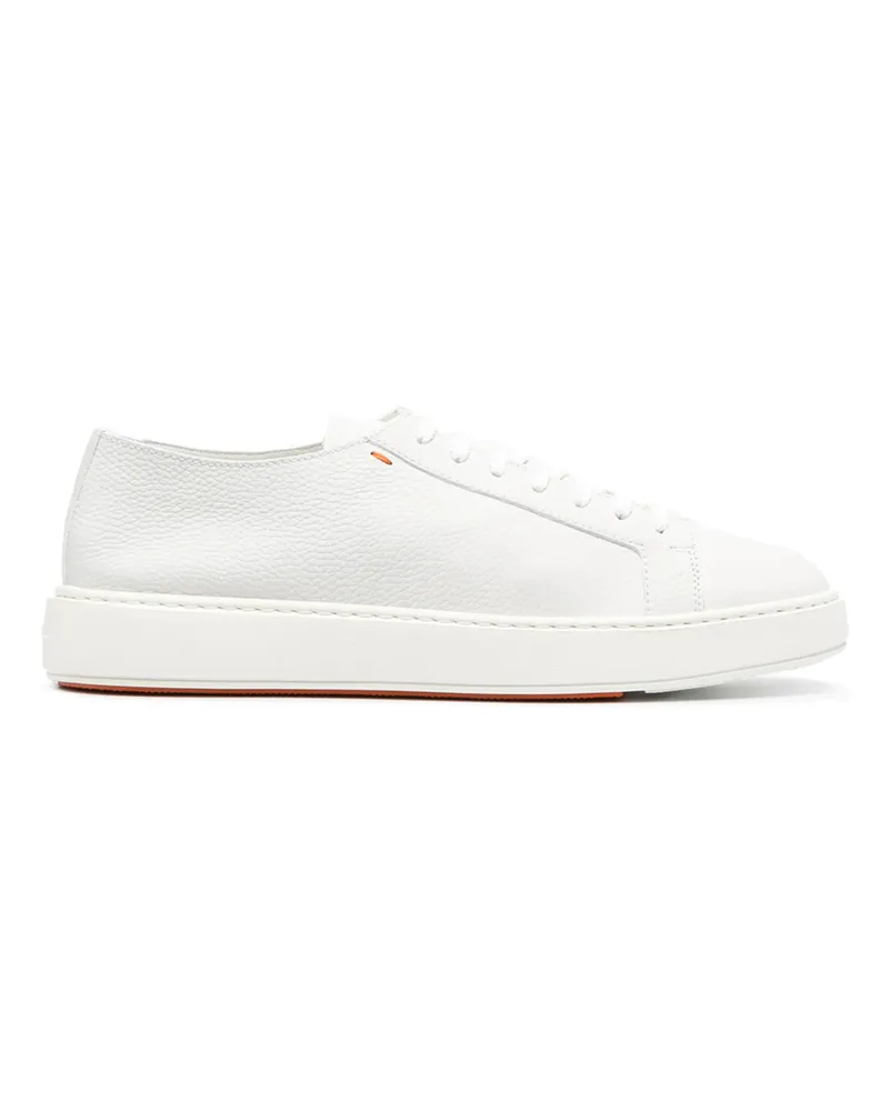 Santoni Grey Lace Up Sneakers Grey