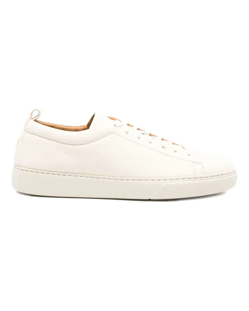 Henderson Leather Lace-up Sneakers Neutrals