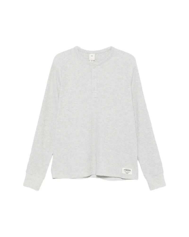 SKIMS Waffle-knit Sweatshirt Grey