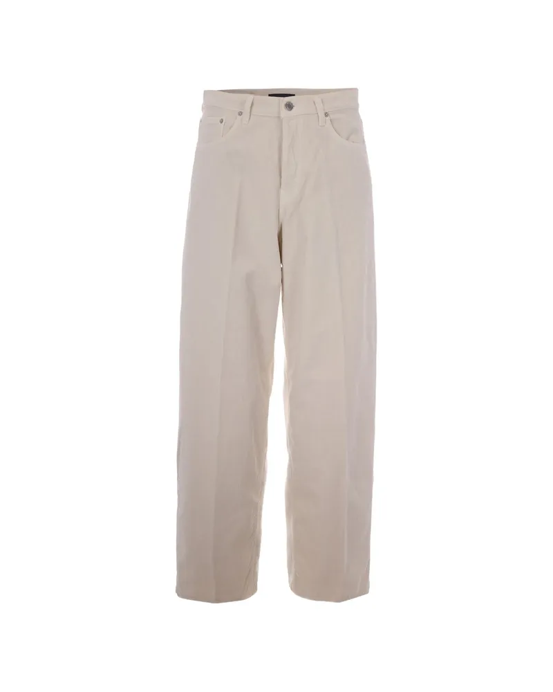 Haikure Bethany Corduroy Jeans White