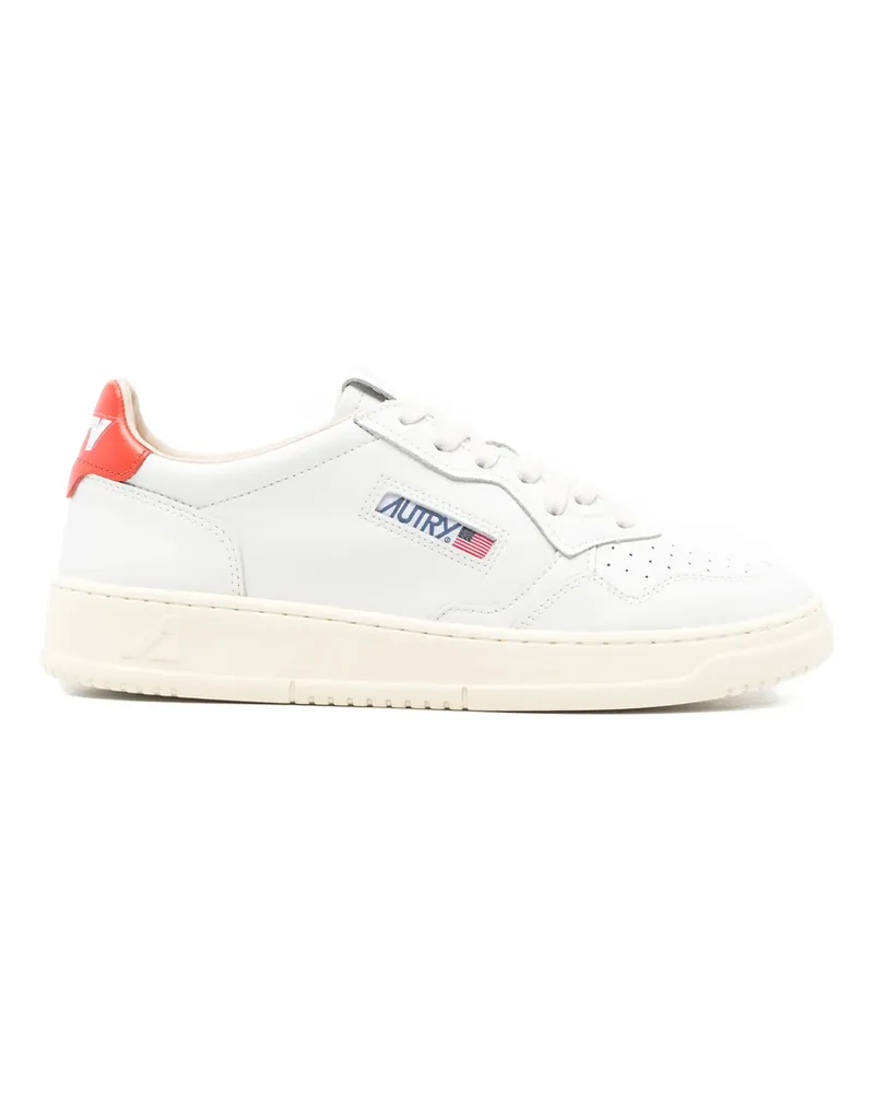AUTRY Perforated Logo Sneakers Neutrals