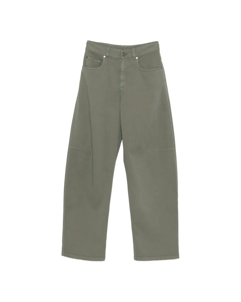 Brunello Cucinelli Logo-patch Jeans Green