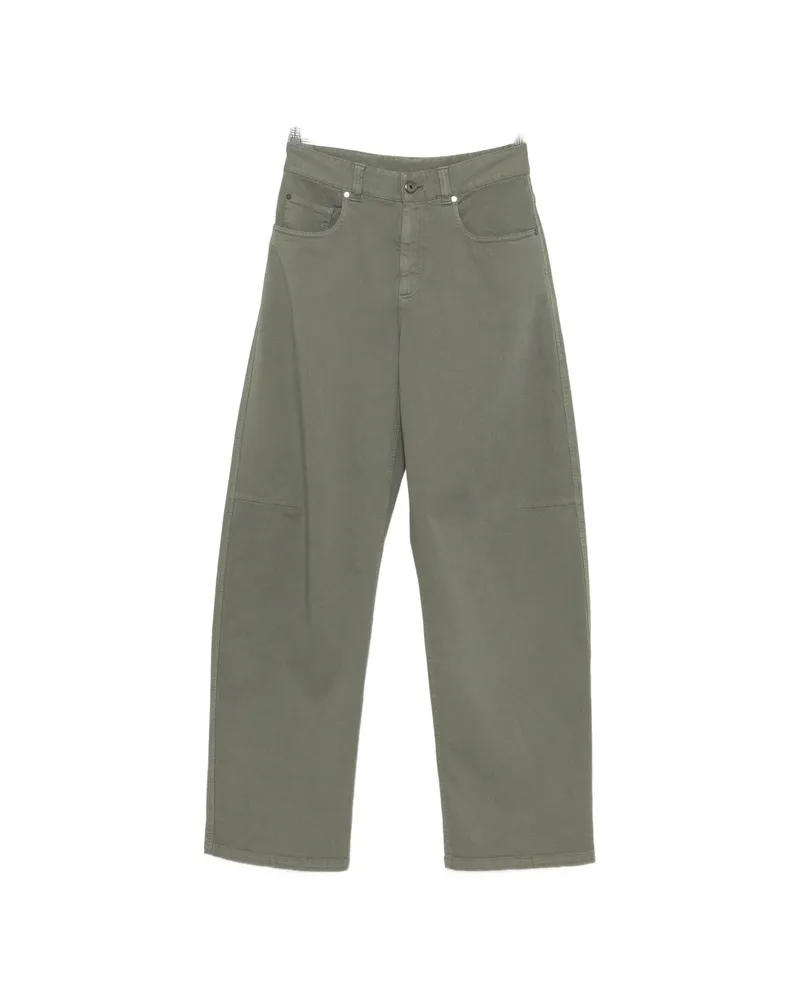 Brunello Cucinelli Logo-patch Jeans Green
