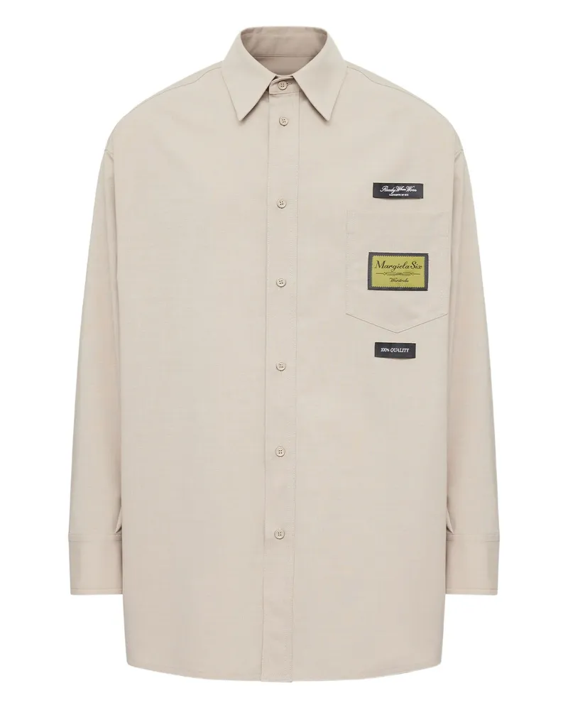 Maison Margiela Long-sleeved Shirt Neutrals