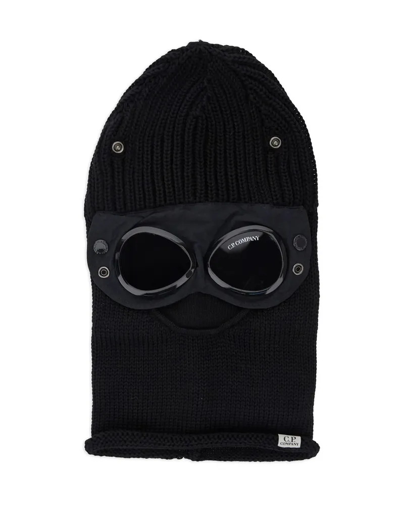 C.P. Company C. p. Company Goggle-detail Knit Balaclava Black