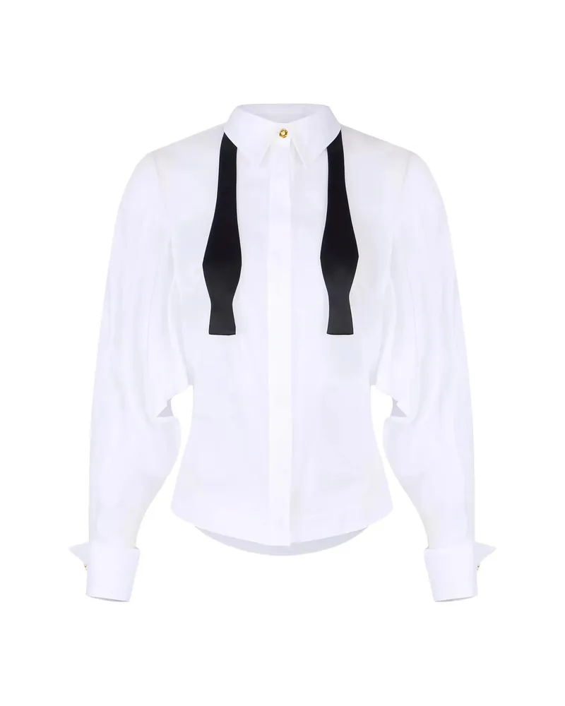 Elisabetta Franchi Cotton Shirt White