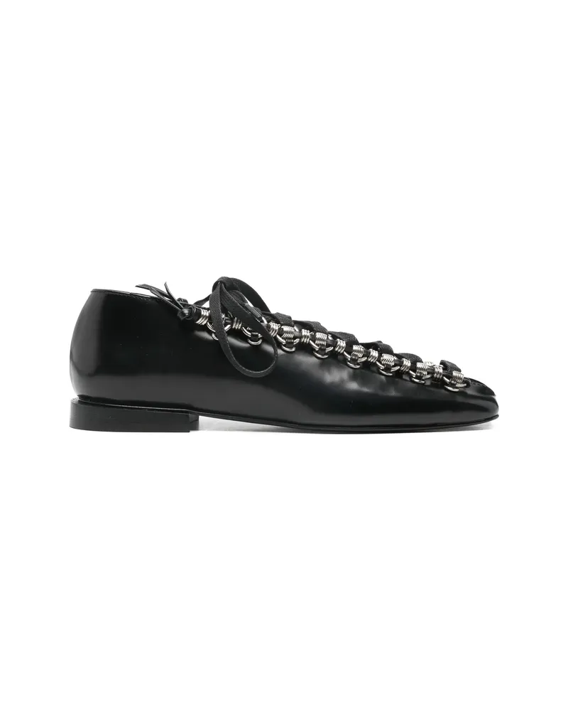 Toga Lace-up Pumps Black