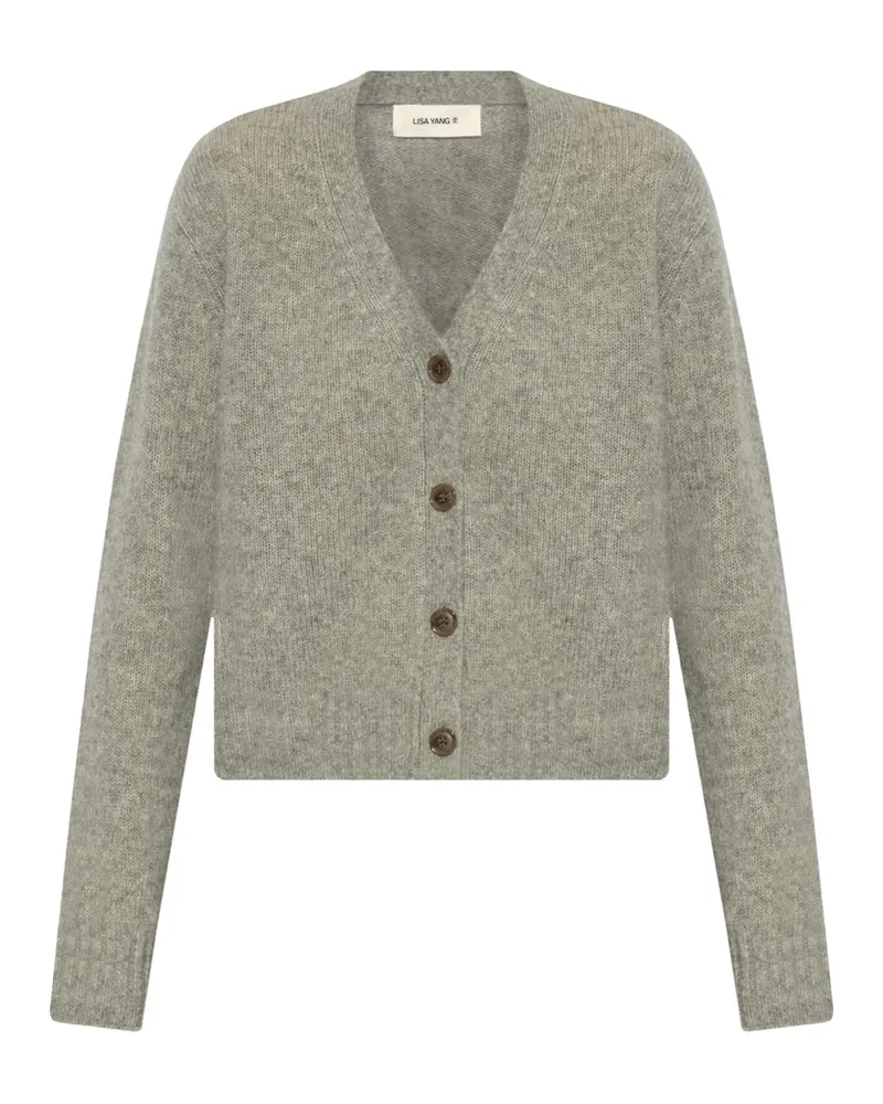 Lisa Yang V-neck Cardigan Grey