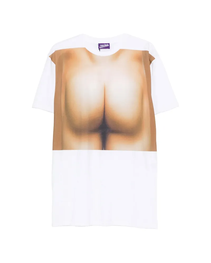 Jean Paul Gaultier Trompe L'oeil Graphic-print T-shirt White