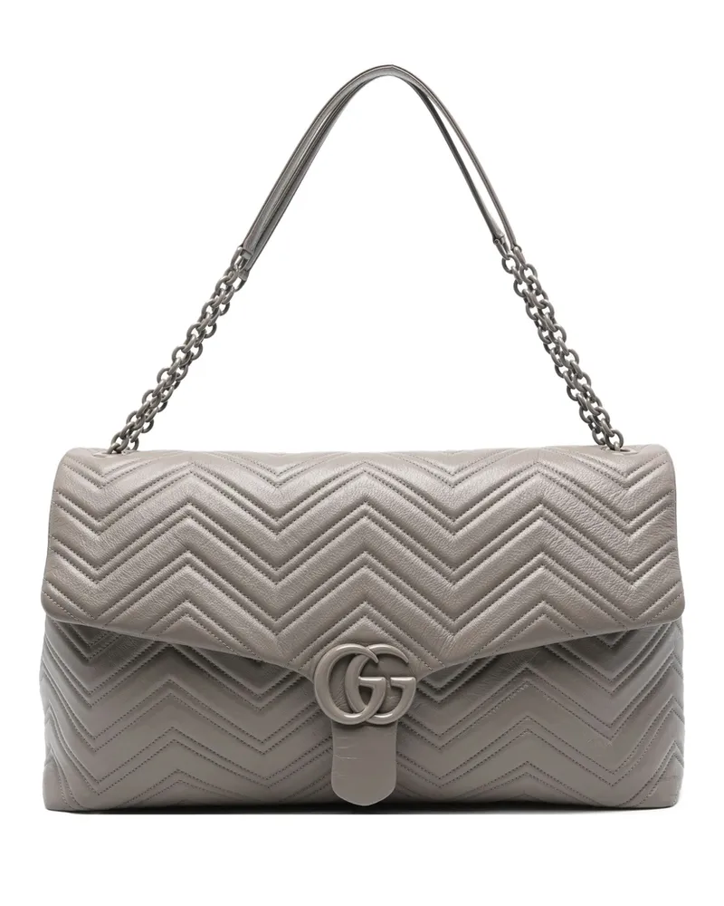 Gucci Chain-strap Shoulder Bag Grey