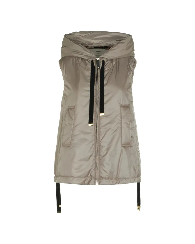 Max Mara The Cube Hooded Gilet Neutrals