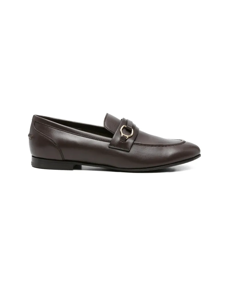 Brunello Cucinelli Ring-detail Loafers Brown