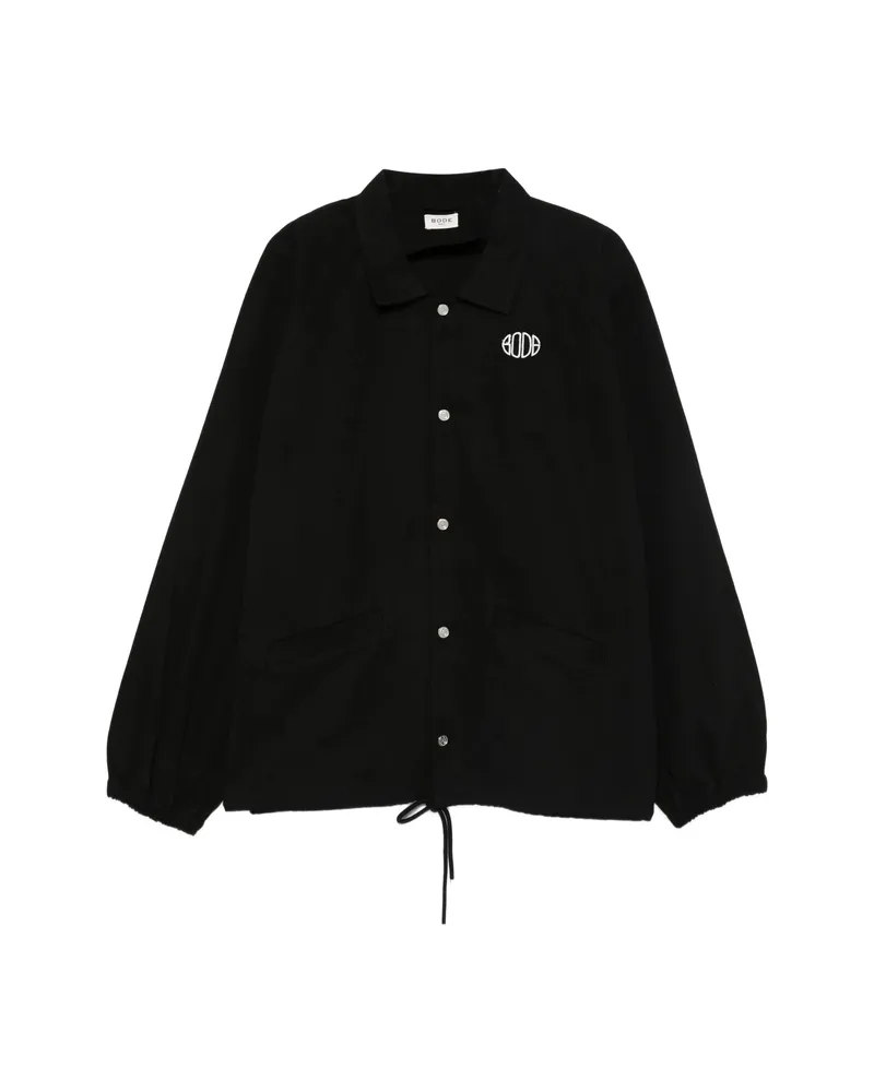 BODE Button-fastening Logo-embroidery Jacket Black