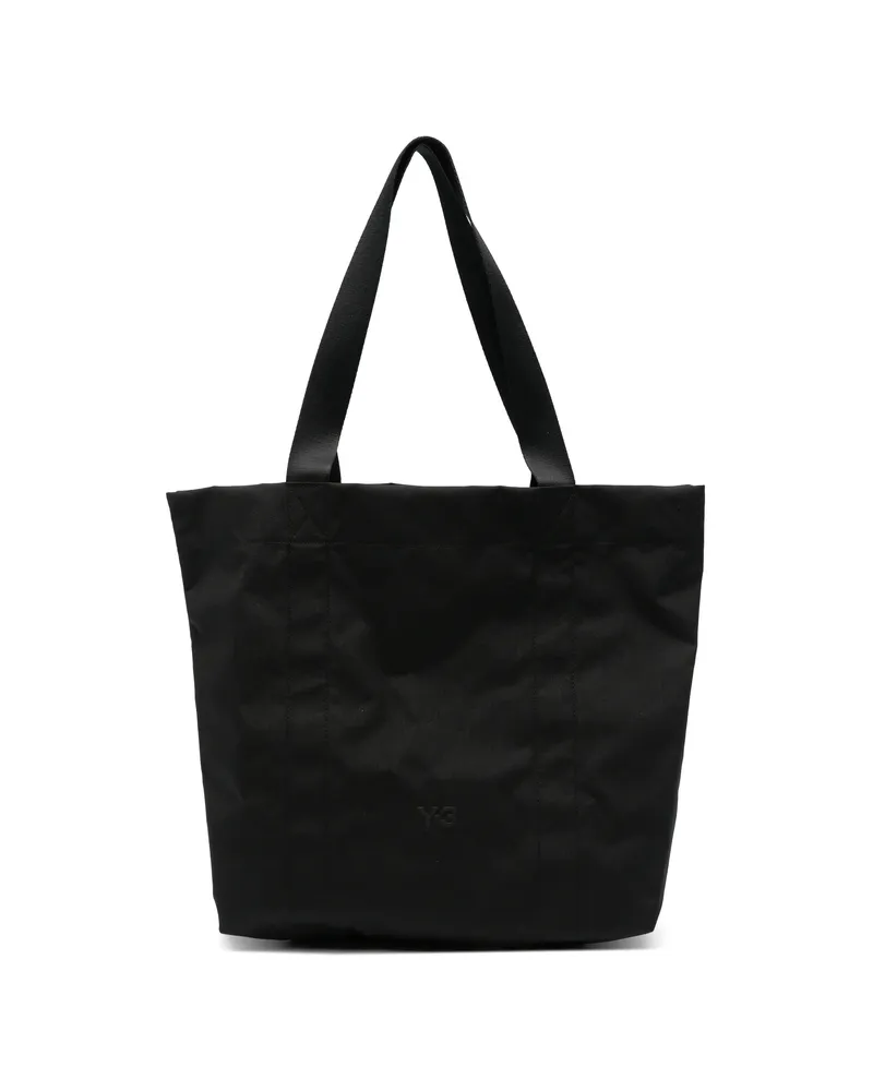 Y-3 Logo-print Shoulder Bag Black