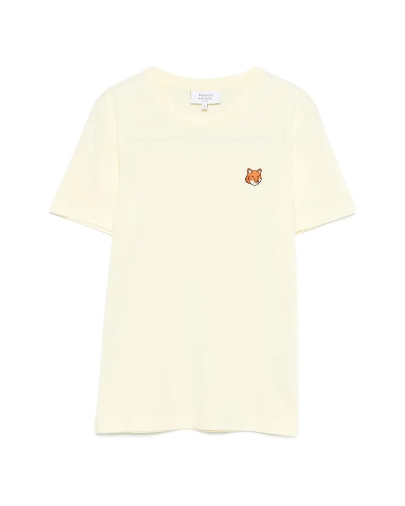 Kitsuné Fox-motif T-shirt Yellow