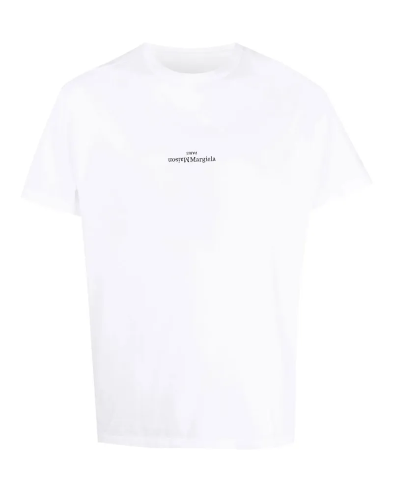 Maison Margiela Logo-print T-shirt White