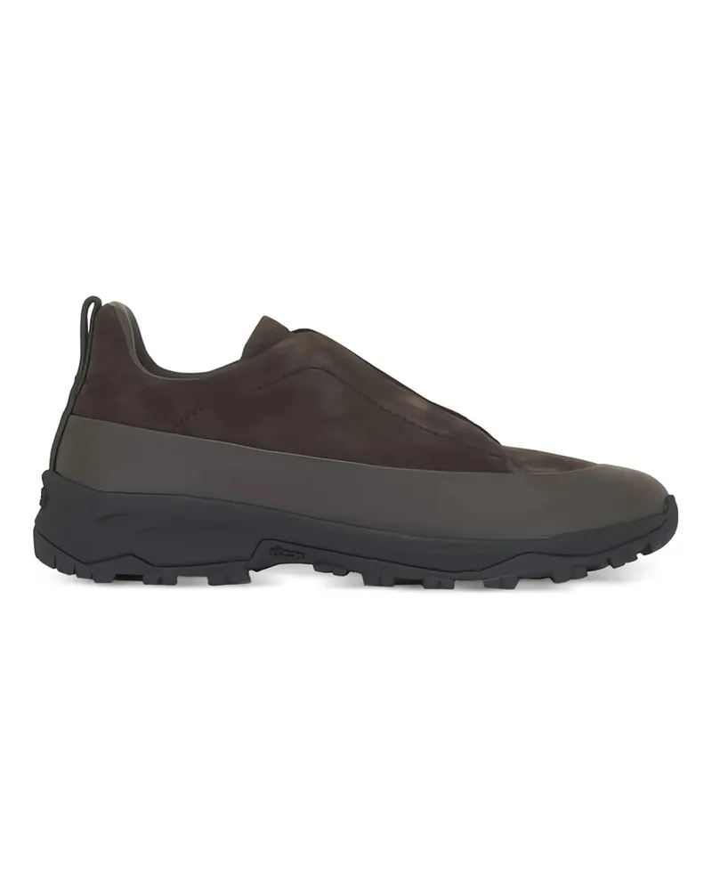 Ermenegildo Zegna Triple Stitch Monte Sneakers Brown