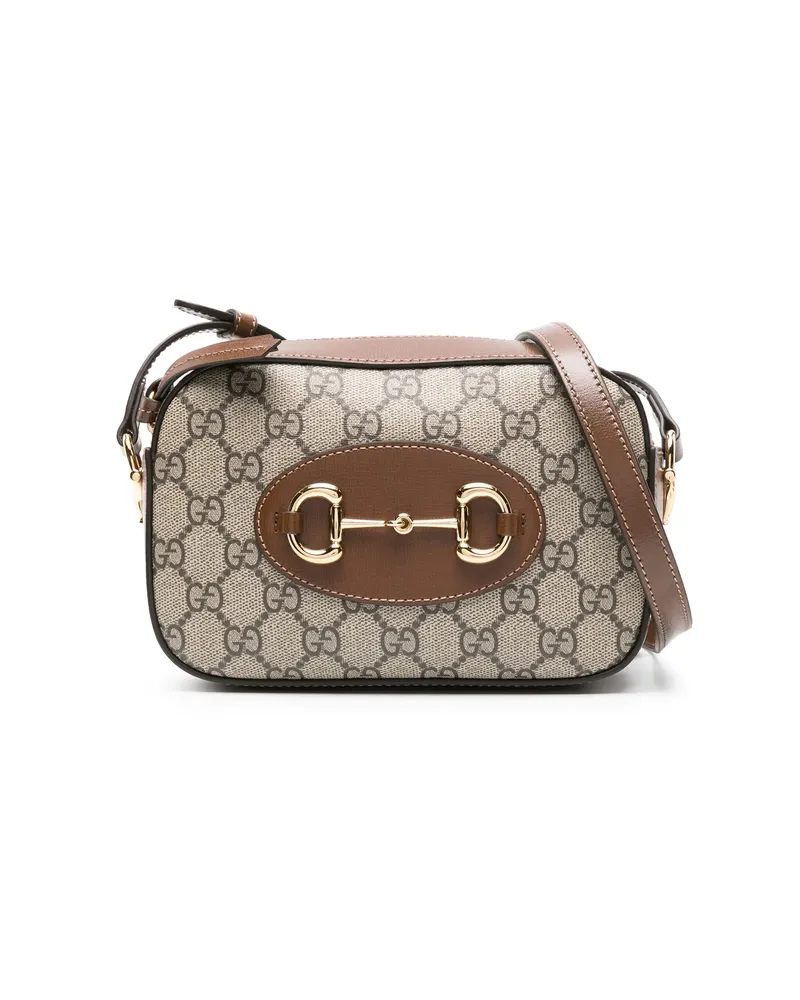 Gucci Small Horsebit 1955 Shoulder Bag Brown