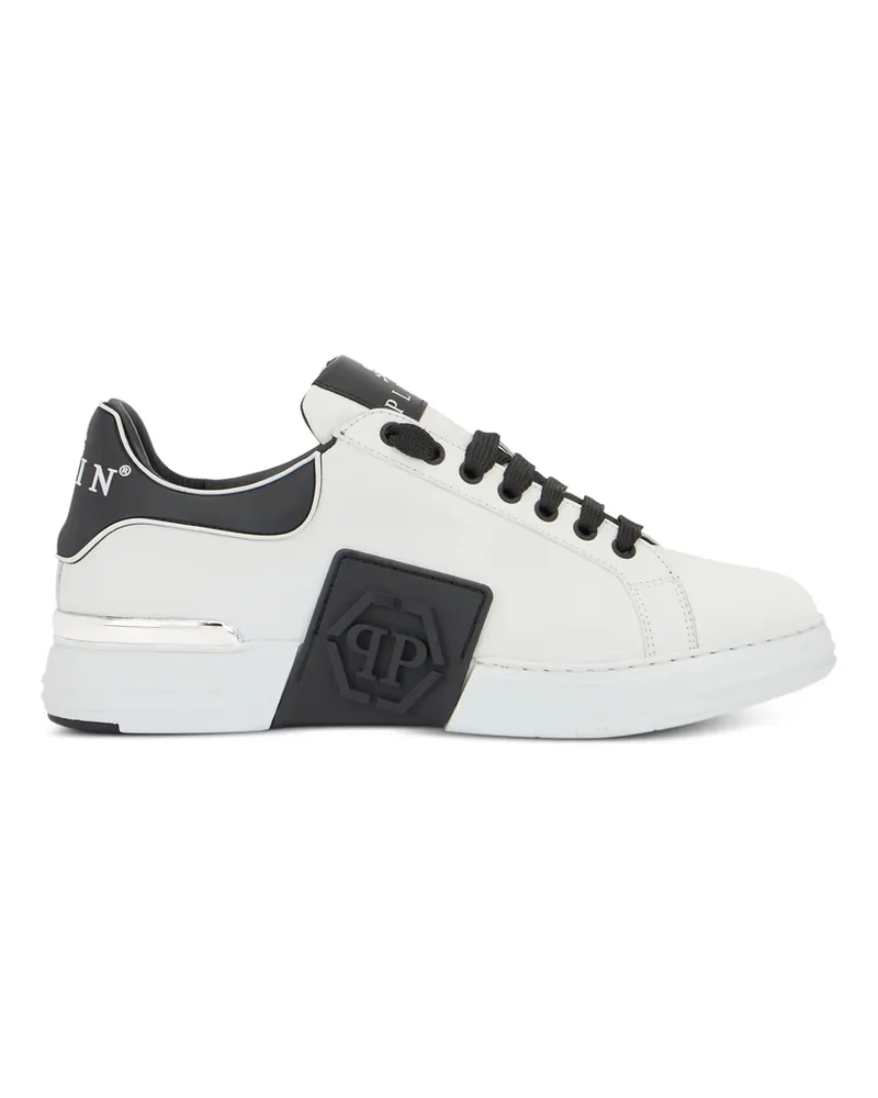 Philipp Plein Logo Plaque Low-top Trainers White