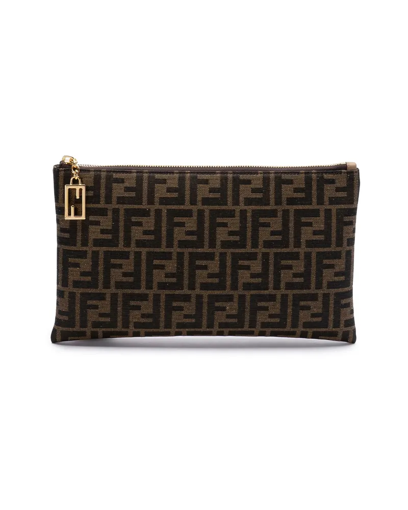 Fendi Monogram Purse Brown