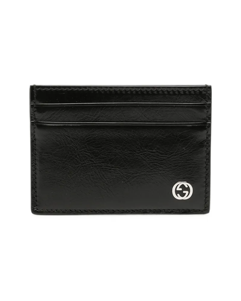 Gucci Card Case With Interlocking G Black