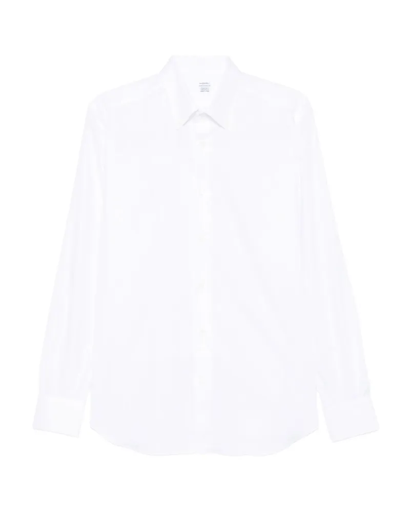 MAZZARELLI Long-sleeve Cotton Shirt White