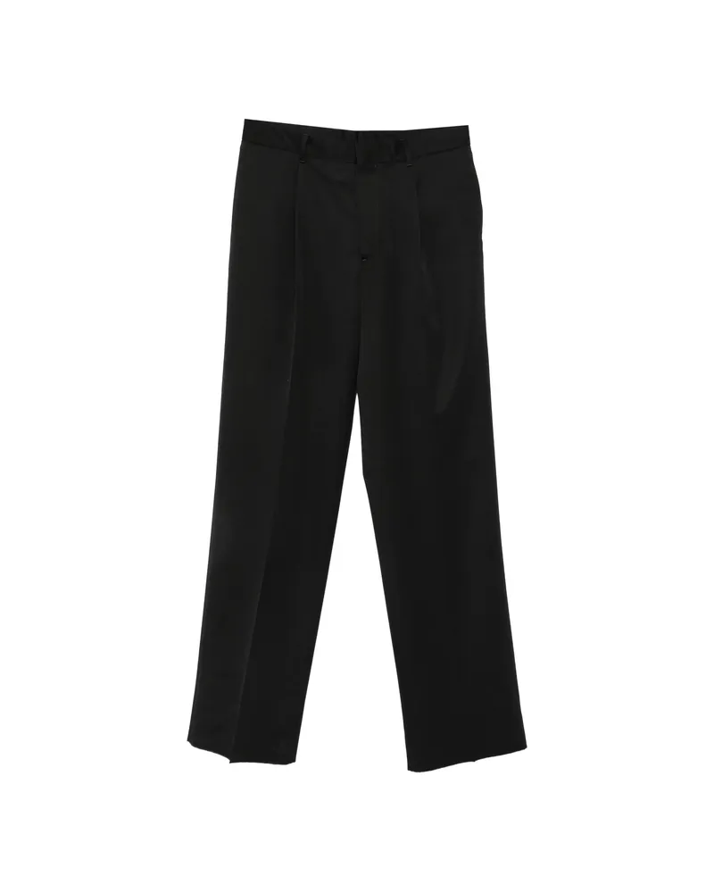 LARDINI Pleated Tailored Trousers Black
