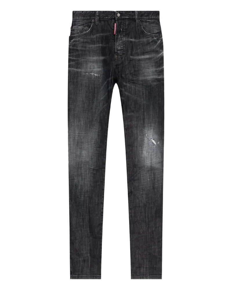 Dsquared2 Logo-patch Jeans Black