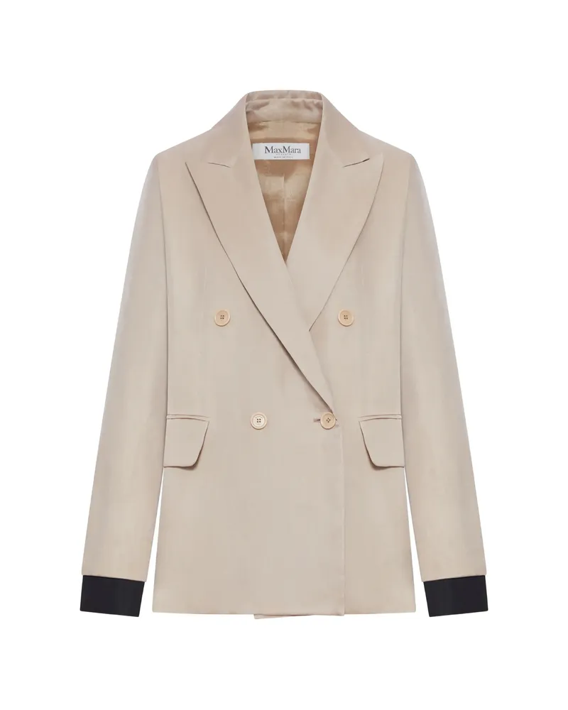 Max Mara Double-breasted Blazer Neutrals