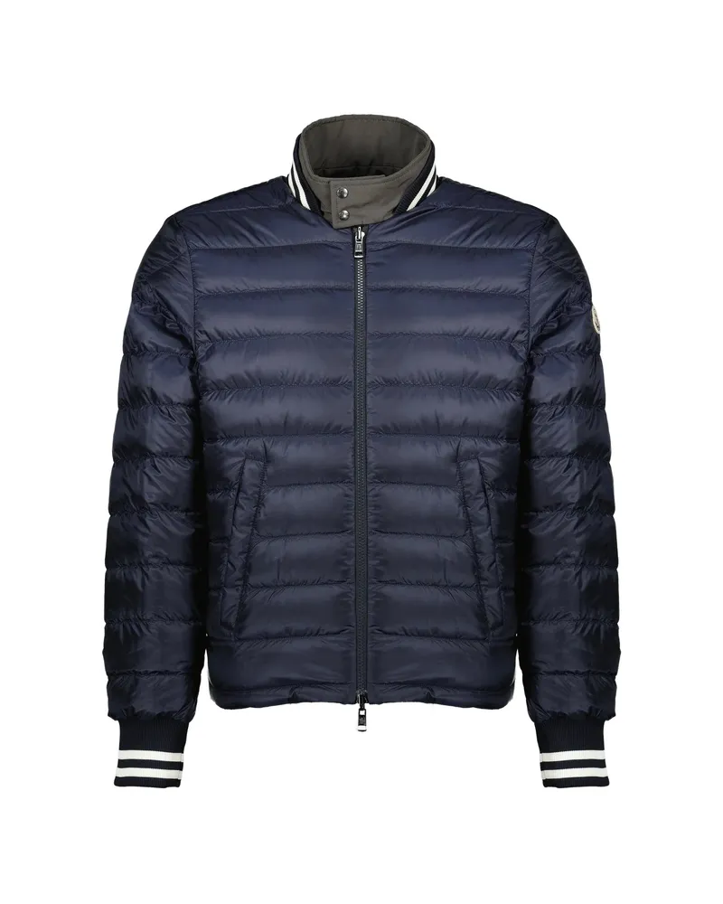 Moncler Reversible Zipped Bomber Jacket Blue