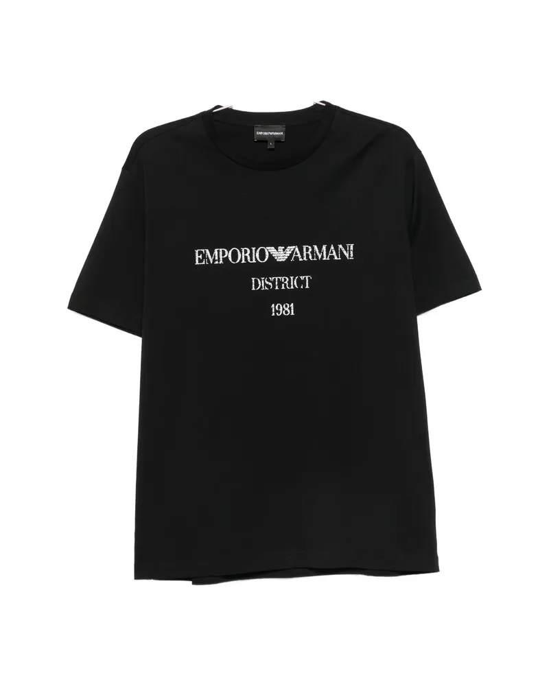Emporio Armani T-shirts And Vests Black
