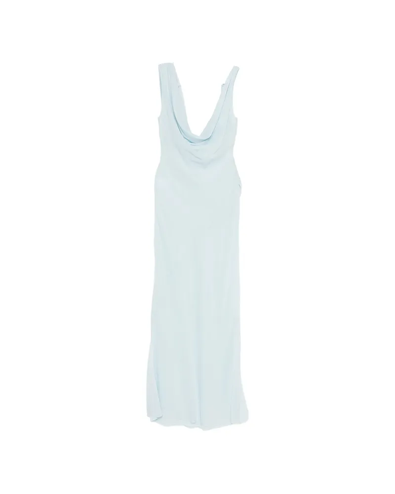 ANDAMANE Minerva Cowl Sleeveless Maxi Dress Blue