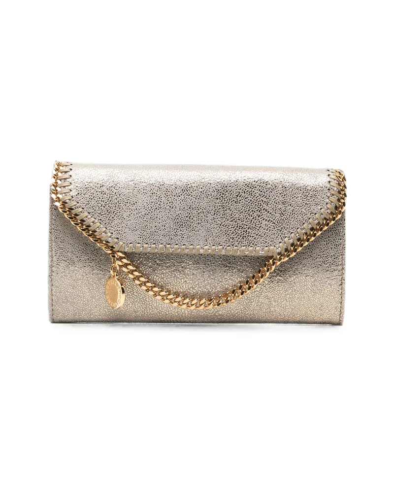 Stella McCartney Falabella Chain-trim Clutch Bag Gold