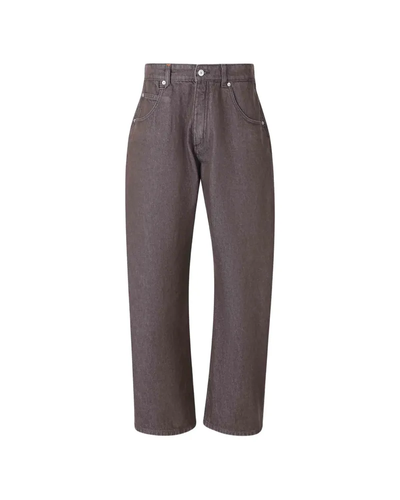 Jacquemus The De-Nîmes Tempo Denim Pants Brown