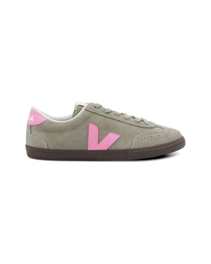 VEJA Volley Logo-appliqué Lace-up Sneakers Neutrals