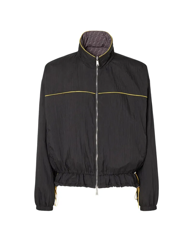 Fendi Windbreaker Jacket Black