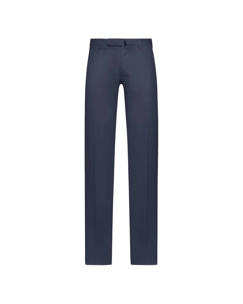 Incotex Belt-loop Pocket Trousers Blue