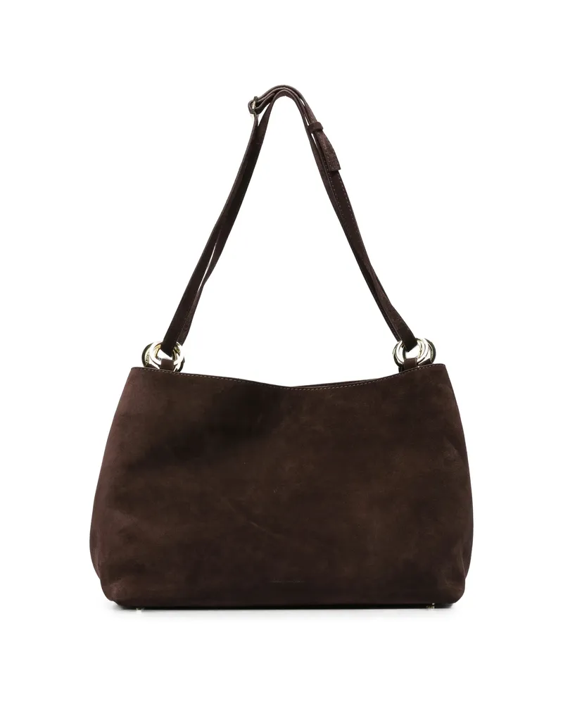Manu Atelier Eterno Ring-detail Tote Bag Brown