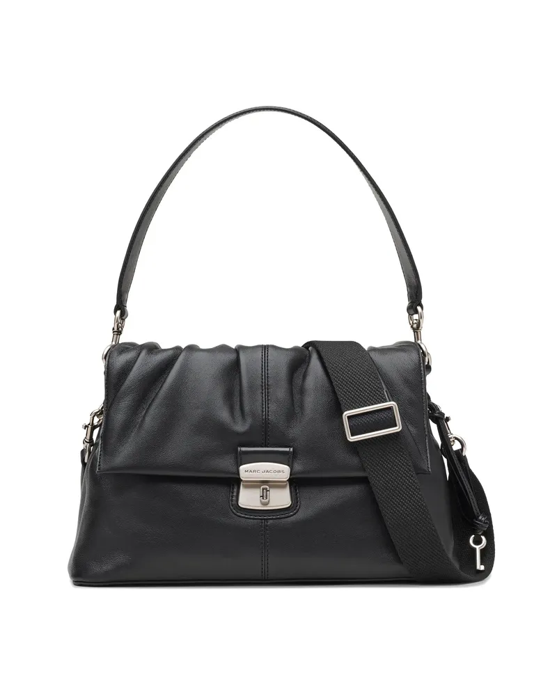 Marc Jacobs Cristina Ruched-detail Shoulder Bag Black