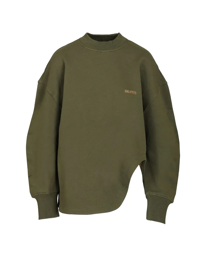 ATTICO Logo-embroidered Sweatshirt Green